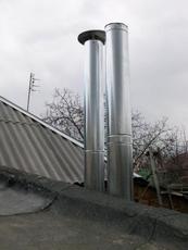 Загільзовка димоходів і установка вент. труб