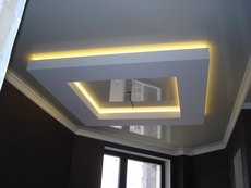 Натяжні стелі з LED