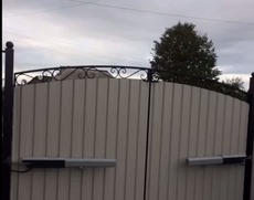 Ворота і хвіртки з профнастилу