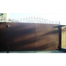 Ворота в&#39;їзні, гаражні, паркан з профлиста