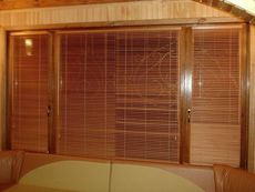 Супер Ціна Жалюзі Вікна Захисні ролети Плісе Бамбук