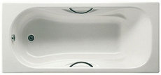 Чавунна ванна Roca Malibu 170x75, сіфон, ніжки, ручки в комп