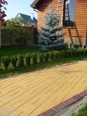 Тротуарна плитка, укладка