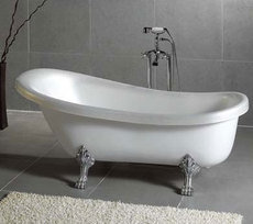 Ванна акрилова ретро Wisemaker на левових лапах