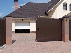 Ворота зсувні (відкотні), в&#39;їзні