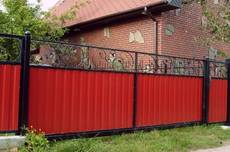 Ворота і огорожі з металопрофілю. Черкаси та обл.