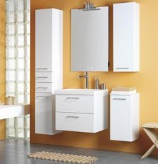 Тумба з раковиною Gorenje Quadra 90 см, біла