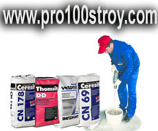 Стяжка для підлоги Бауміт, нівелірка Церезіт, Шонокс, суміші
