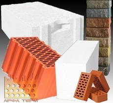 Газоблок, газобетон, керамічний блок, цегла