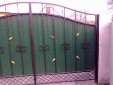 Ворота і огорожі з металопрофілю. Черкаси та обл.