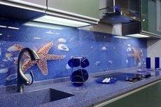 Фартухи зі скла, скіналі для кухні Київ!