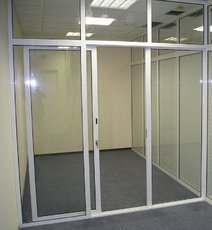 Перегородки офісні Київ, алюмінієві перегородки київ