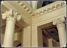 Декор, гіпсова ліпнина, архікамень.