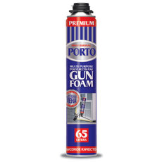 Піна монтажна PORTO PREMIUM проф. 850 мл. , 65 л. всесезонно