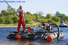 Міні земснаряд для очистки озер