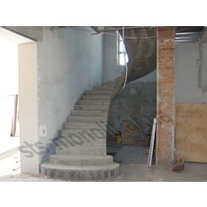 Монолітні бетонні сходи під замовлення
