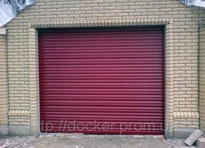 Сталеві антивандальні автоматичні рулонні ворота