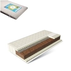 Матрацик льняне для дитячого ліжечка, з пружною кокосової пр