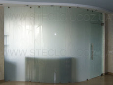 Скляні міжкімнатні перегородки