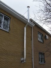 Димарі з оцинкованої та нержавіючої сталі.