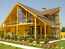 Будівництво будинків з клеєного бруса, кругляка (зруб)