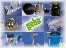 Муфти затискні Гебо для монтажу та ремонту трубопроводів