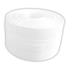 Шпагат паперовий кручений білий, діаметр 3 - 6 мм.