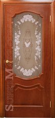 Двері Престиж червоне дерево