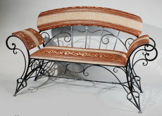 Ковані банкетки. Ковані меблі для дому, для дачі та саду