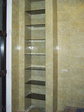 Скляні полиці