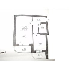Київська обл, Вишневе, продам 1-кімнатну квартиру, 42000