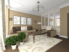 Дизайн інтер&#39;єру 10уе. 1м. кв. з авторським