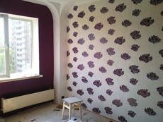 Поклейка шпалер будь-якої складності