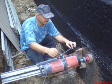 Алмазне буріння отворів для монтажу інженерних комунікацій