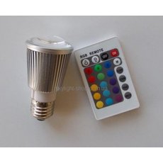 Светодиодные лампы E27-5W-60 (RGB)
