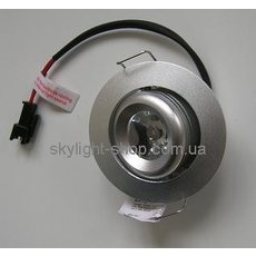 Cветильник светодиодный точечный ack 3005 UL-1x1W (white)
