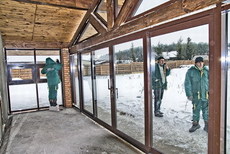 Алюмінієві розсувні двері ALUPROF (Польща)