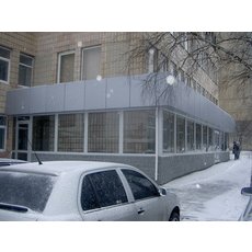 Алюминиевое остекление витрин ЗЕНИТ (ДЗАП Украина)