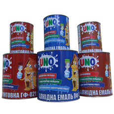 Фарби й грунтовки алкидні в асортименті, з доставкою.