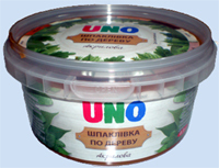 Шпатлевка по дереву акриловая UNO PLASTICO (11 грн/кг.)