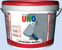 Шпатлевка акриловая UNO (6, 9 грн/кг.)