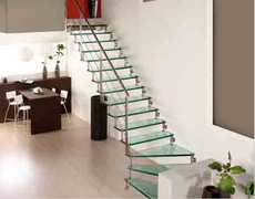 Стеклянные лестницы и ограждения лестниц