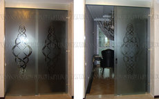 Скляні двері розсувні