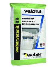 Шпаклівка для стін і стель Weber-Vetonit KR (Ветоніт КР)
