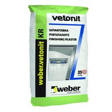 Шпаклівка для стін і стель Weber-Vetonit KR (Ветоніт КР)
