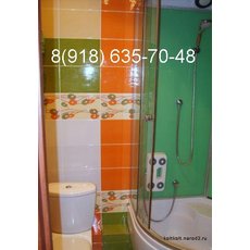 Ремонт отделка ванной комнаты квартир санузла краснодар