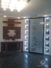 Ремонт квартир, ванною, фігурні стелі, арки, кахель.