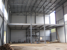 Будівництво ангарів, складів і терміналів, павільйонів.