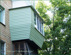 Винос балкона по підвіконню