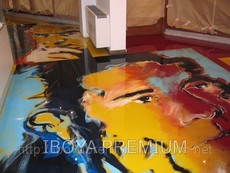 Инсталяция наливных декоративных полов